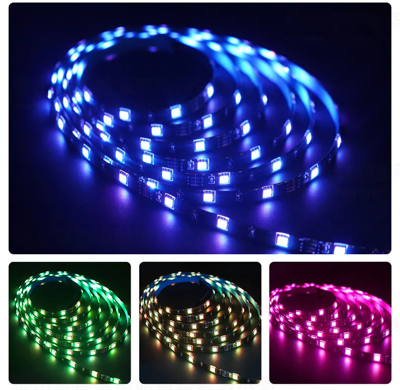 Colorful LED Ambient Light Strip with Bluetooth and App
